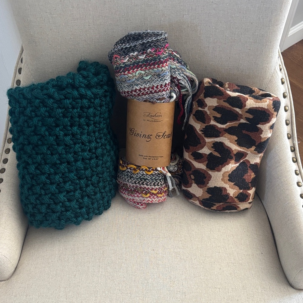 Trio of new winter scarves